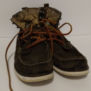 Superdry Men's suede hi top Sider boots size 13